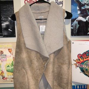 Faux Suede Vest